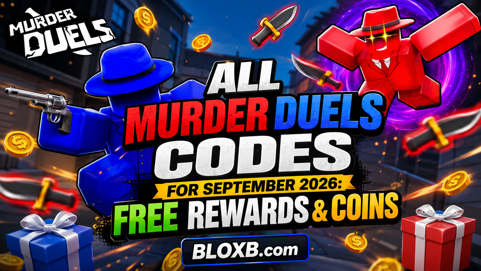 All Murder Duels Codes for September 2026: Free Rewards & Coins